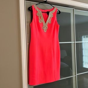 Vince Camuto coral dress